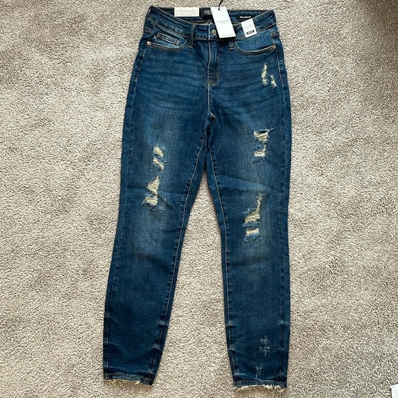 Judy Blue Mid-Rise Jeans - Picture 1 of 6